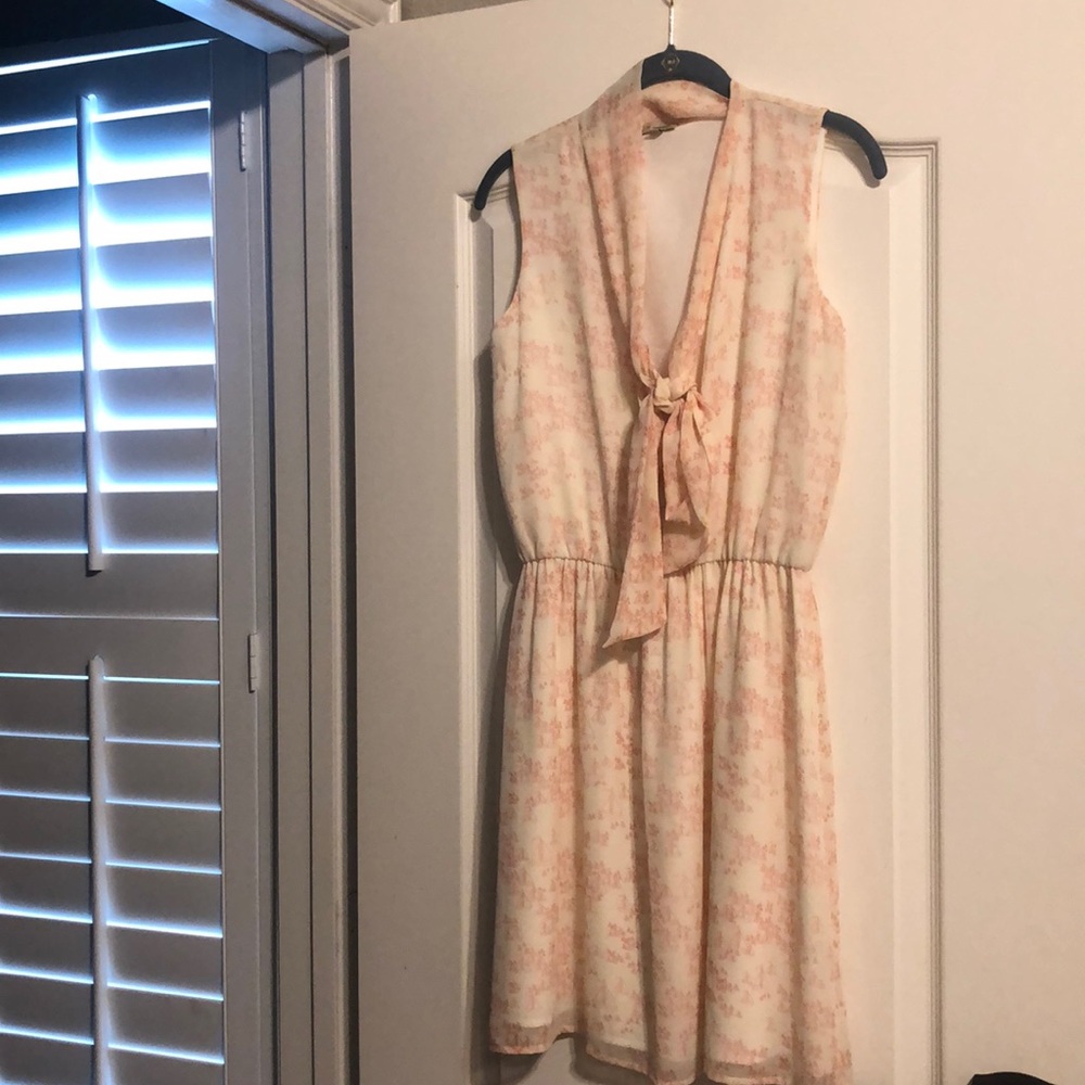 Cremieux pink and white sailboat dress